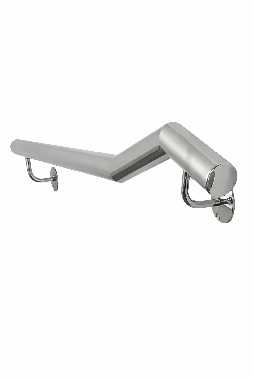 SS/Aluminium/Powder Coated Wall-Mounted Handrails – Custom Fabrication