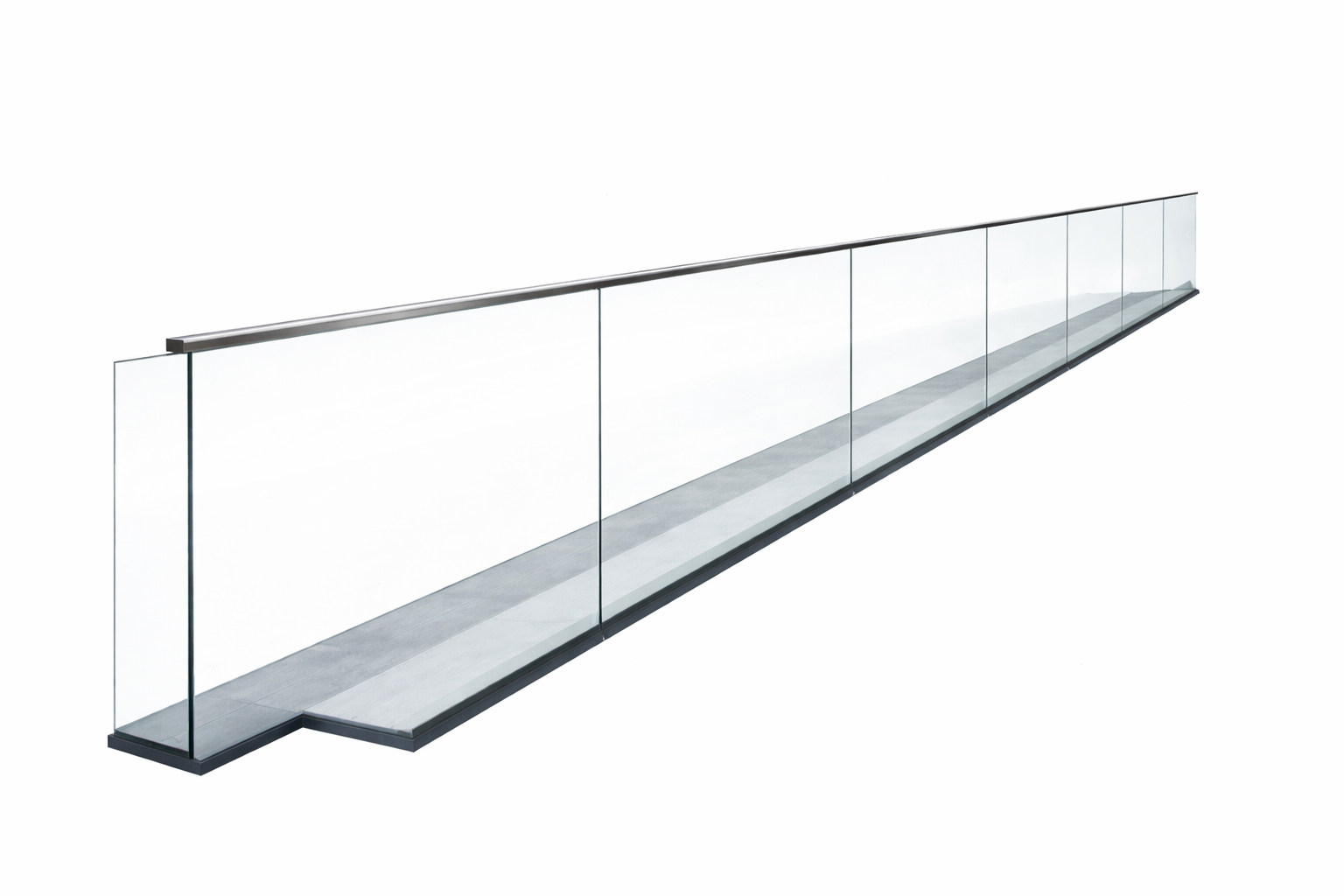 Stainless Steel Top Rail for Glass Balustrades – Custom Fabrication